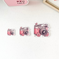 Pink Retro Camera Sticker