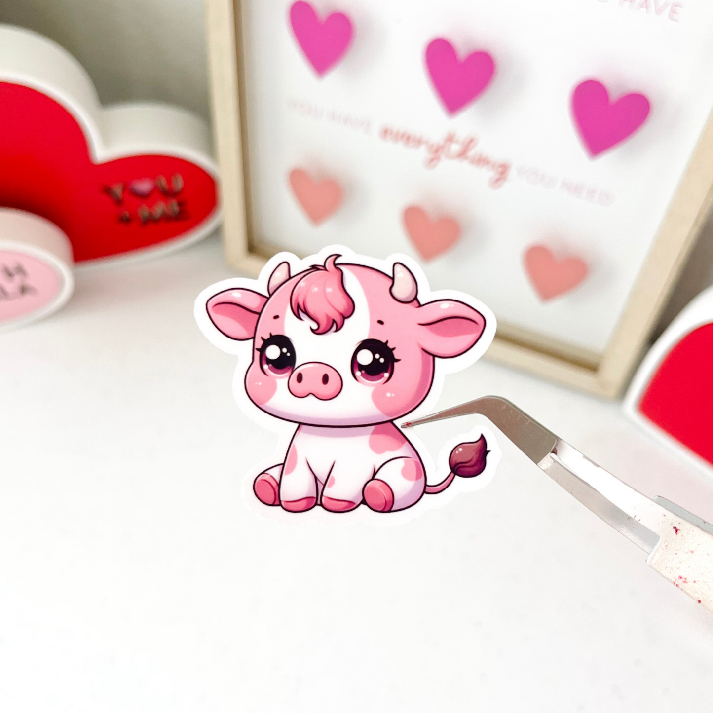 Cute Pink Kawaii Cow