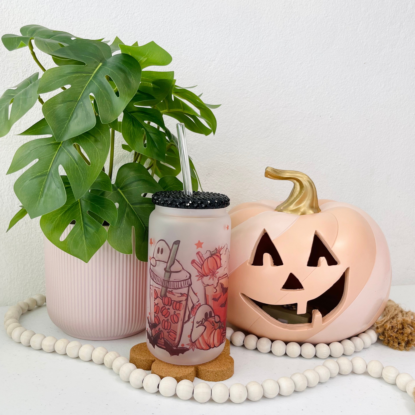 Boo Coffee Glass Can (RTS)