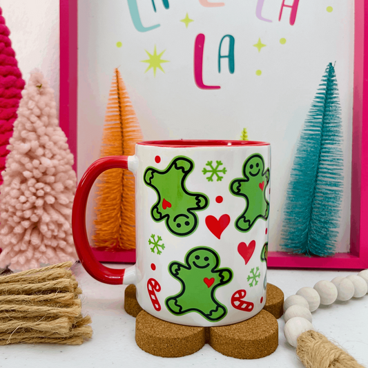 Green Gingerbread Mug