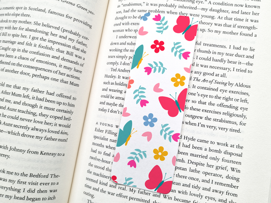 Spring Butterflies Bookmark